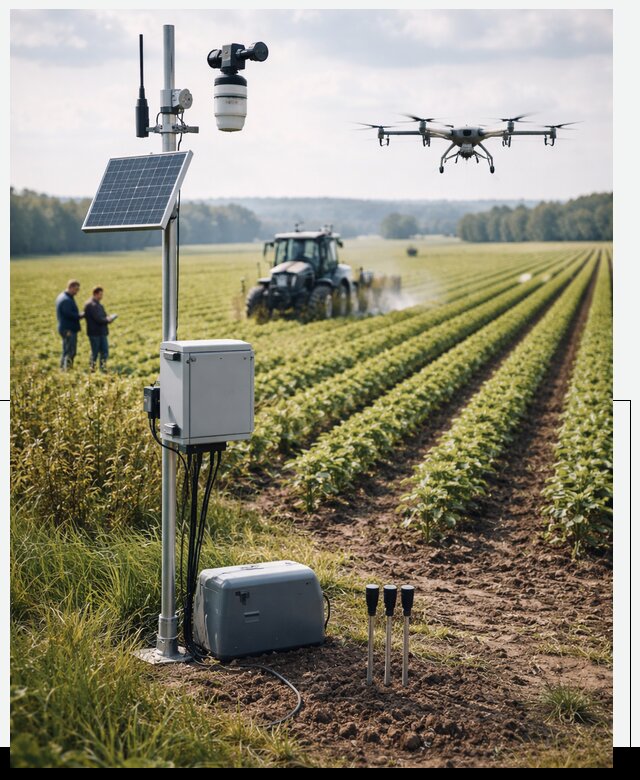 Разработка IoT мониторинга полей в Тутаеве от 8911 р. | АвикейТтв